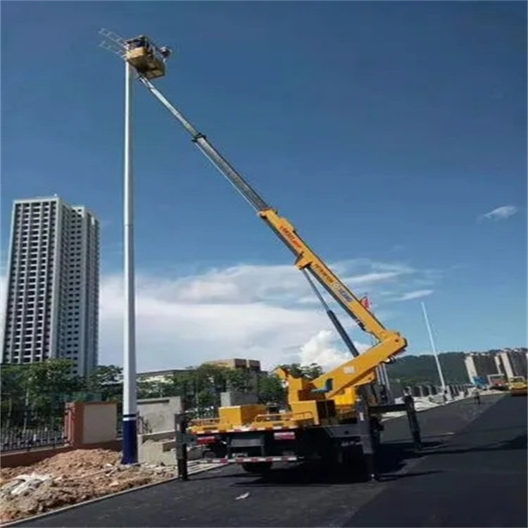 登封维修路灯的曲臂升降车出租